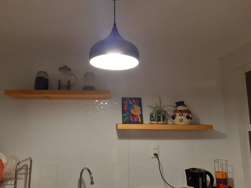 Set de 2 repisas flotantes de madera 80x20