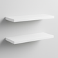Set de  2 Repisas Flotantes 60x20 cms