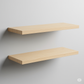 Set de  2 Repisas Flotantes 60x20 cms
